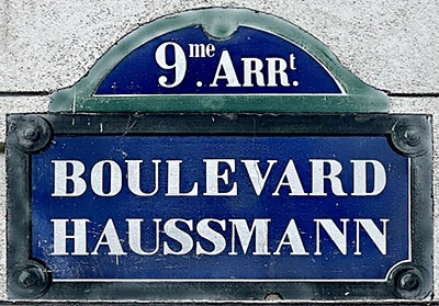 boulevard Haussmann alt image text