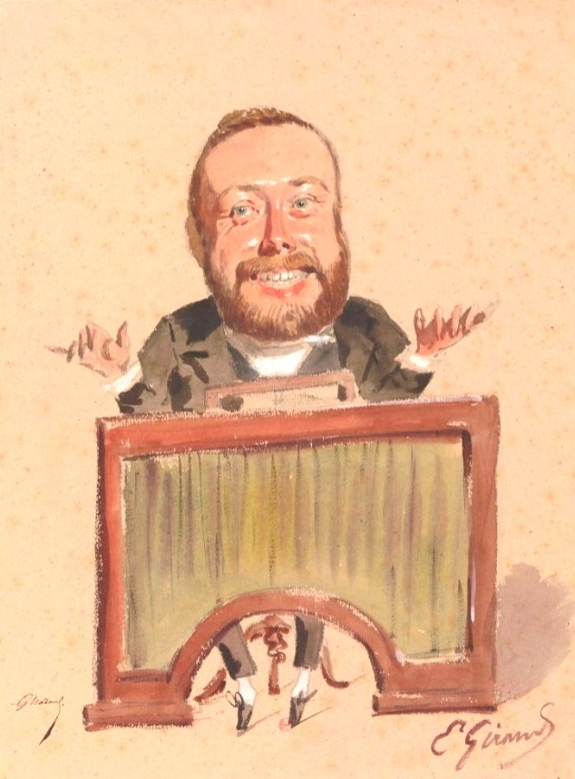 caricature by Giraud