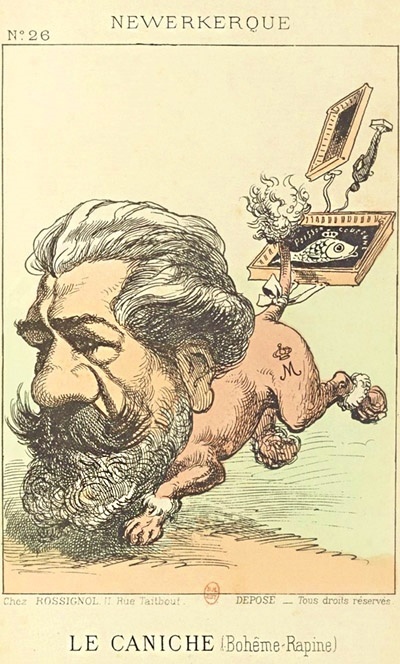 Le caniche (the poodle) Hadol (1870)