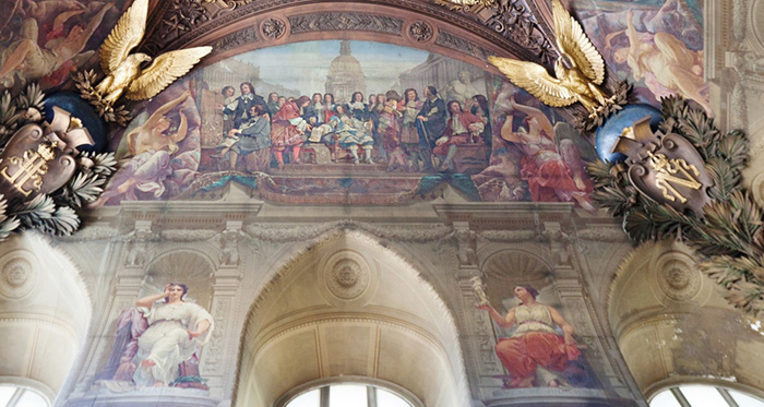 fresques Salon Denon, Louvre