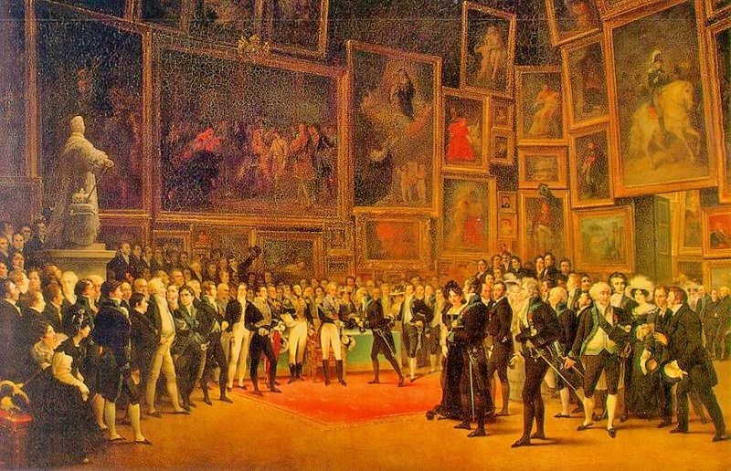Heim: Le Roi Distribuant des Prix au Salon de 1824 (1827)