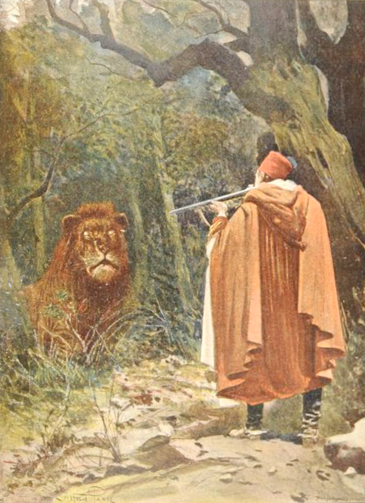 Book: Lion Hunt (1854)