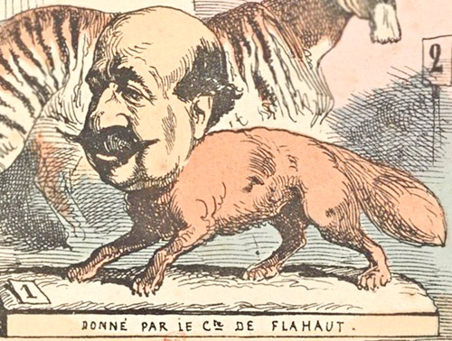 visible image text Ménagerie Imperiale 1870, le renard Morny