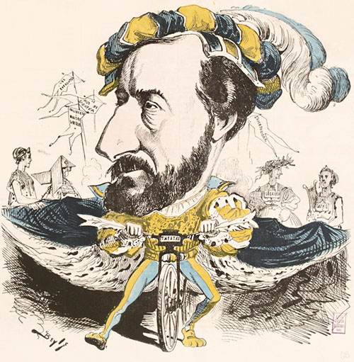 caricature par Beyle (1867)