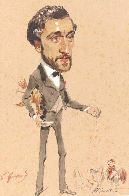 caricature by Giraud