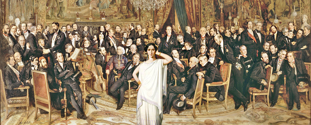 Soirée au Louvre version 1853
